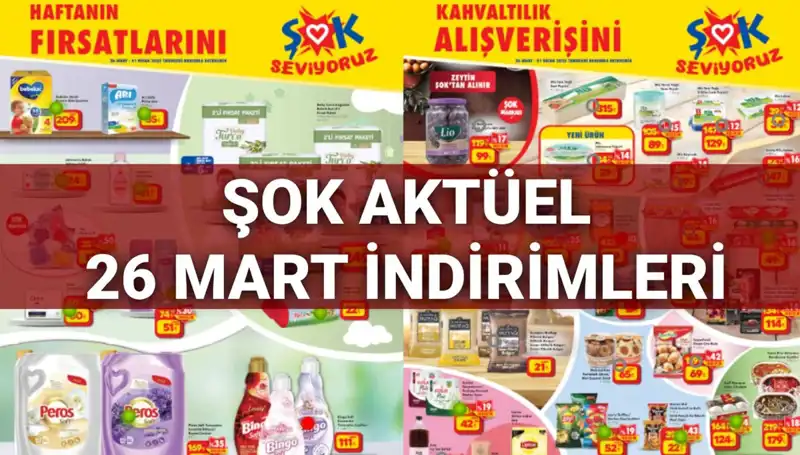 ŞOK Aktüel Kataloğu 26 Mart: Bu Hafta Hangi İndirimler Bekliyor?