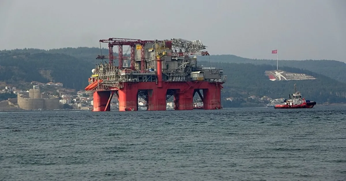Çanakkale Boğazı’nda Dev Platform Nedeniyle Gemi Geçişleri Durduruldu