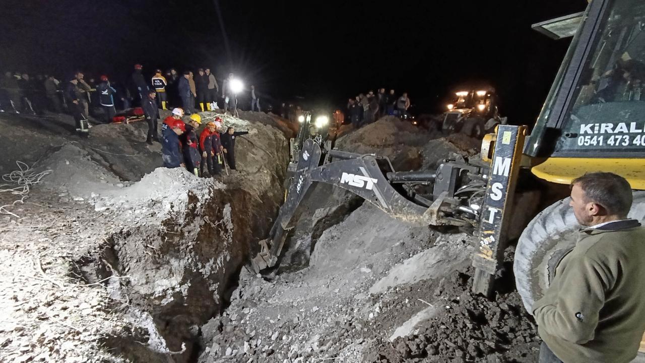 Amasya'da Sondaj Çalışması Sırasında Göçük Meydana Geldi
