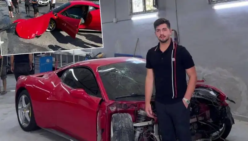 15 Milyonluk Ferrari Hurdaya Döndü: Sahibinin Acı Kaybı ve Duygusal İtirafları