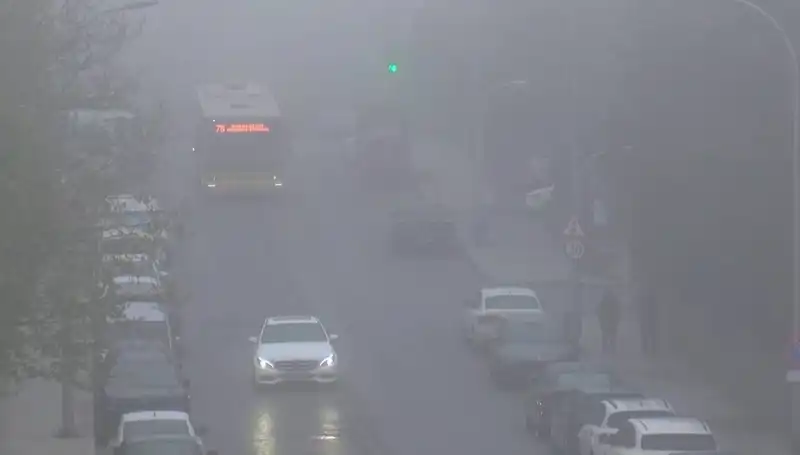 İstanbul'da Görüş Mesafesini Azaltan Sis Hava Koşulları