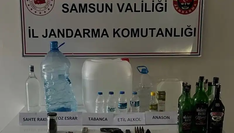 Samsun'da Hızla Yaygınlaşan Sahte İçki İle Mücadele: Dev Operasyon Başarıyla Tamamlandı