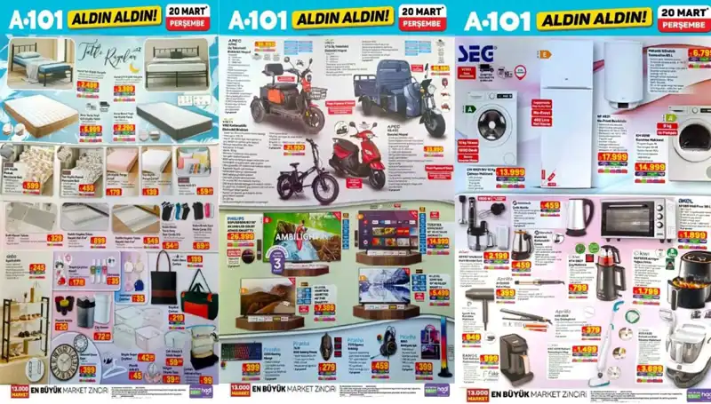 Yeni A101 Kataloğu Açıklandı: Airfryer'dan Yatak Setlerine Hepsi Burada!