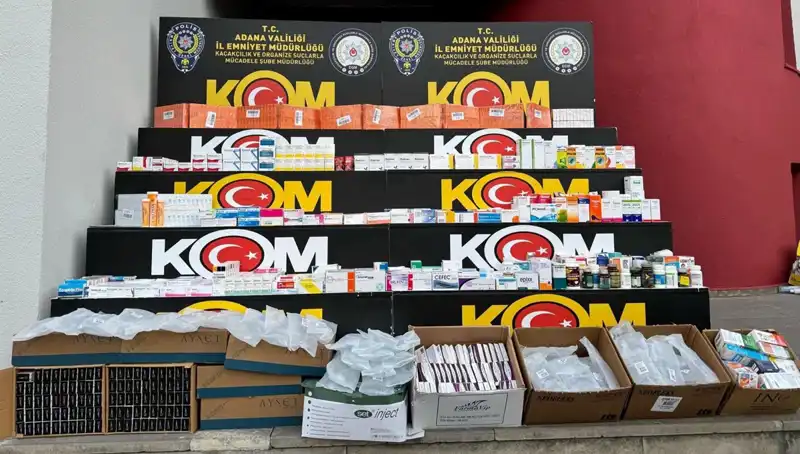 Adana'da Yasa Dışı İlaç Operasyonu: Sağlıkta İlk Kez Bu Kadar Büyük Bir Fangirlik